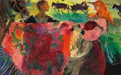 Le vendeur de châles (Philippe  Maliavine) - Muzeo.com