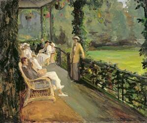 The Verandah (John Lavery) - Muzeo.com