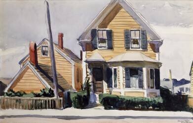 The Yellow House (Edward Hopper) - Muzeo.com