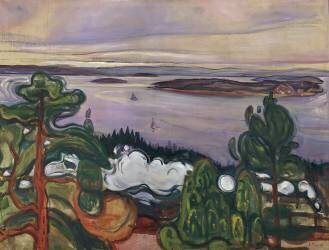Train à vapeur (Edvard Munch) - Muzeo.com