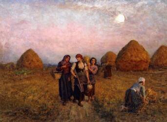 Travail de l'aube (Jules Breton) - Muzeo.com