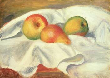 Trois poires (Auguste Renoir) - Muzeo.com