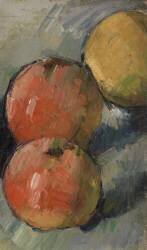 Trois pommes (Paul Cézanne) - Muzeo.com