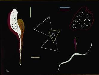 Trois triangles (Wassily Kandinsky) - Muzeo.com