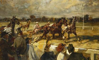 Trotting, Hoppe-Garden (Ecole allemande) - Muzeo.com