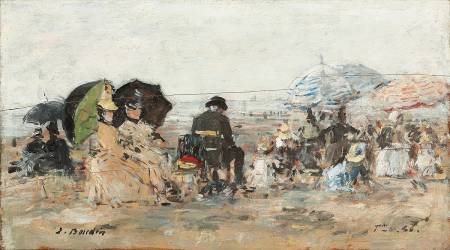 Trouville (Eugène Boudin) - Muzeo.com