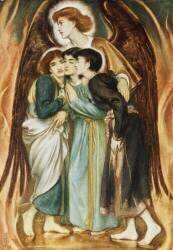 Un Ange Protecteur (Simeon Solomon) - Muzeo.com