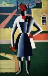 Un charpentier (Kazimir Malevitch) - Muzeo.com