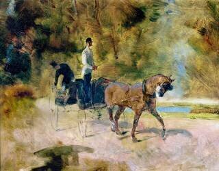 Un Dog-Cart (Henri de Toulouse-Lautrec) - Muzeo.com