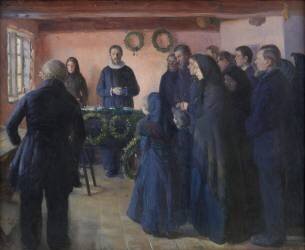 Un enterrement (Anna Kirstine Ancher) - Muzeo.com