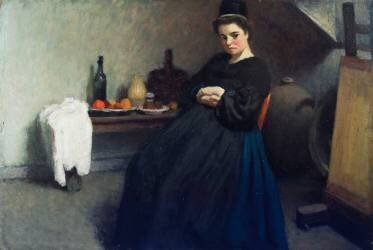 Un Intérieur Breton (Roderic O'Conor) - Muzeo.com