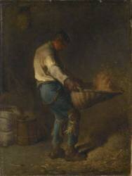 Un Vanneur (Jean-François Millet) - Muzeo.com