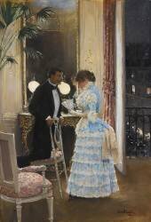 Une discussion (Jean Béraud) - Muzeo.com