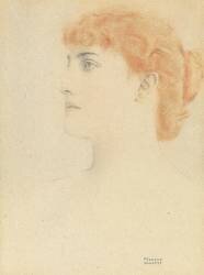 Une Parisienne (Fernand Khnopff) - Muzeo.com