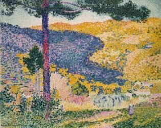 Vallée avec sapins (Henri-Edmond Cross) - Muzeo.com