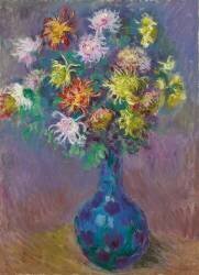 Vase de chrysanthèmes (Claude Monet) - Muzeo.com