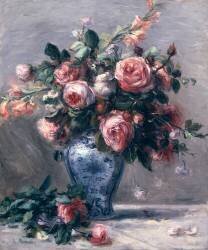 Vase de roses (Auguste Renoir) - Muzeo.com