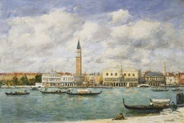 Venise (Eugène Boudin) - Muzeo.com