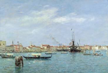 Venise (Eugène Boudin) - Muzeo.com