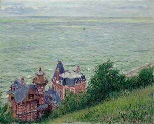 Villas à Trouville (Gustave Caillebotte) - Muzeo.com