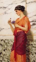 Violettes (John William Godward) - Muzeo.com