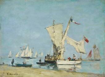 Voiliers (Eugène Boudin) - Muzeo.com