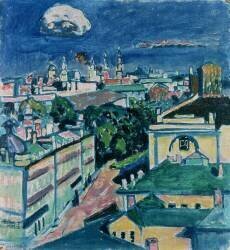 Vue de Moscou (Wassily Kandinsky) - Muzeo.com