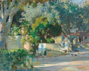 Wash Day (Wilfrid de Glehn) - Muzeo.com