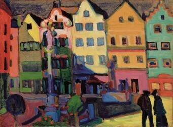 Weilheim-Marienplatz (Wassily Kandinsky) - Muzeo.com