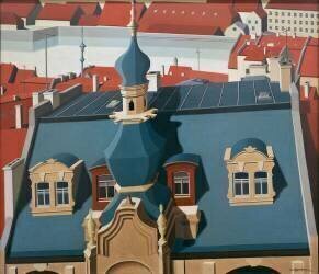 Würzburg, Toitures (Carl Grossberg) - Muzeo.com