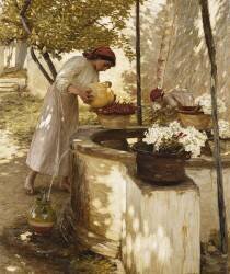 Winter in Liguria (Henry Herbert la Thangue) - Muzeo.com