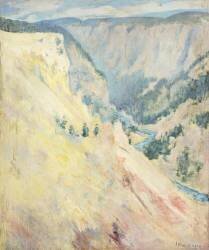 Parc de Yellowstone (John Henry Twachtman) - Muzeo.com