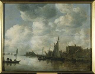 Bateaux de pêche (Jan van Goyen) - Muzeo.com
