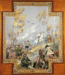 Chasse au faucon (Edouard Detaille) - Muzeo.com