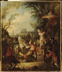 Chasse chinoise (Jean-Baptiste Pater) - Muzeo.com