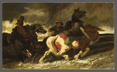 Chevaux de halage (Achille Giroux) - Muzeo.com