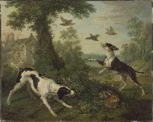 Chien chassant (Christophe Huet) - Muzeo.com