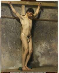 Christ en croix (Jean-Jacques Henner) - Muzeo.com