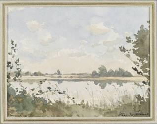Etang des Luneaux (Henri Joseph Harpignies) - Muzeo.com