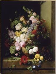 Fleurs et raisins (Antoine Chazal) - Muzeo.com