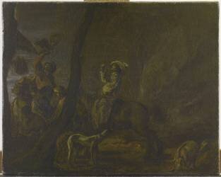 Halte de chasseurs (Sébastien Bourdon) - Muzeo.com