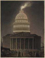 Illumination du Panthéon (Louis-Pierre Baltard) - Muzeo.com