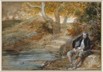 Illustrations d'oeuvres d'Alfred de Musset gravées par Adolphe Lalauze (1838-1906) : Souvenir (Eugène Lami) - Muzeo.com