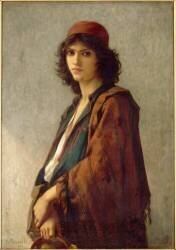 Jeune bohémien serbe (Charles Landelle) - Muzeo.com