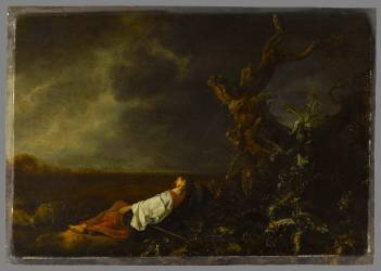 La bergère endormie à l'approche de l'orage (anonyme) - Muzeo.com