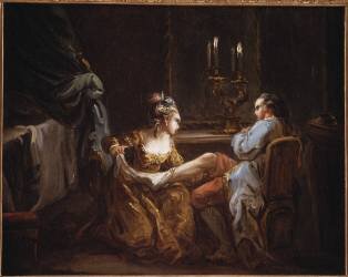 La Courtisane amoureuse (anonyme) - Muzeo.com