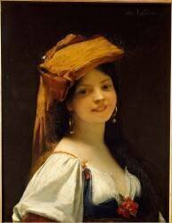 La jeune rieuse (Jules Joseph Lefebvre) - Muzeo.com