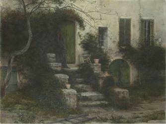 La maison abandonnée (Louis-Maurice Boutet de Monvel) - Muzeo.com