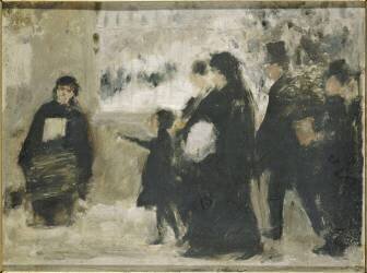 La Toussaint (Esquisse) (Emile Friant) - Muzeo.com