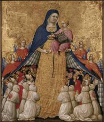 La Vierge de Miséricorde (Pietro di Domenico da...) - Muzeo.com